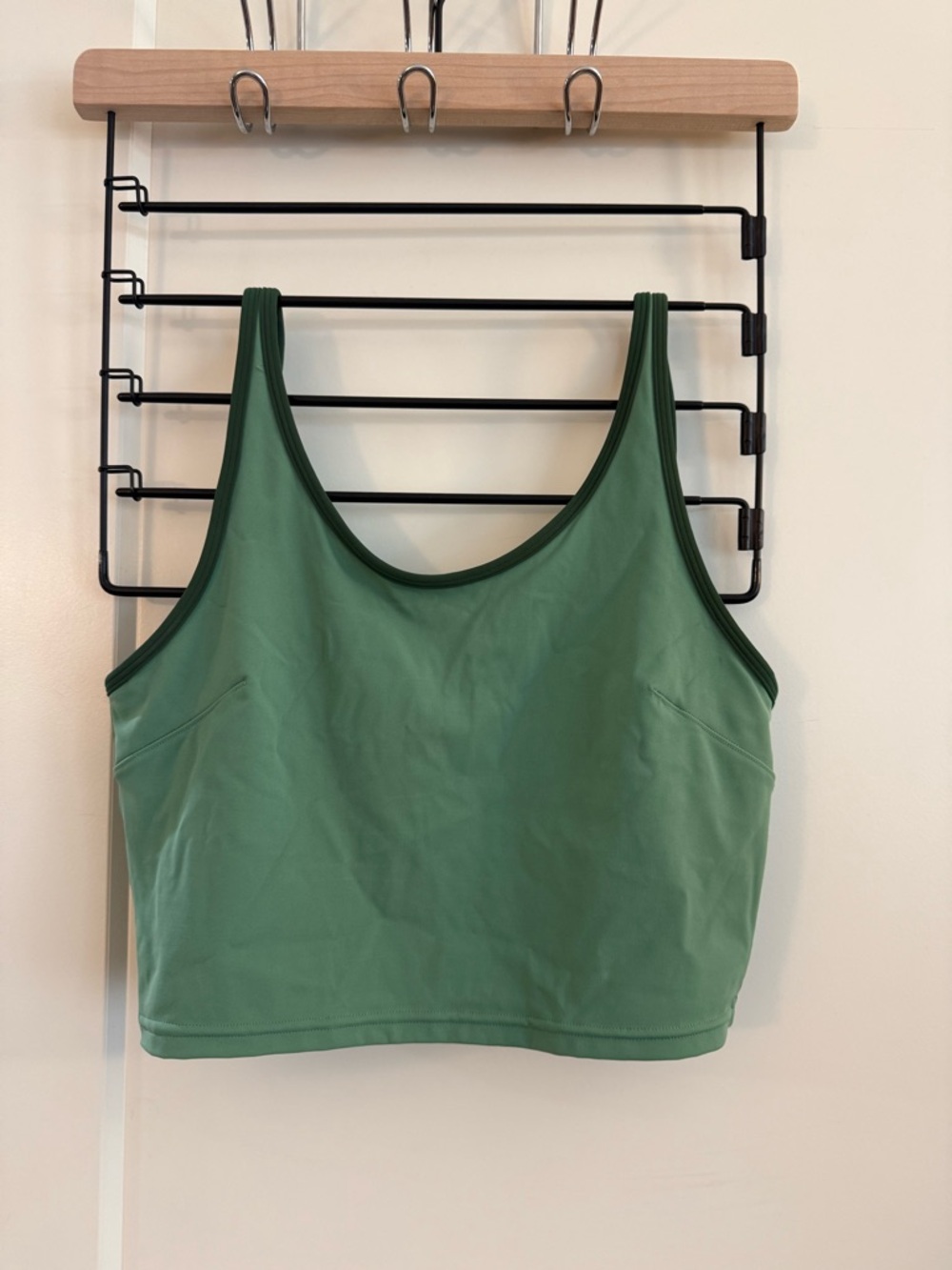 lululemon athletica Sage Green Scoop Crop Tank